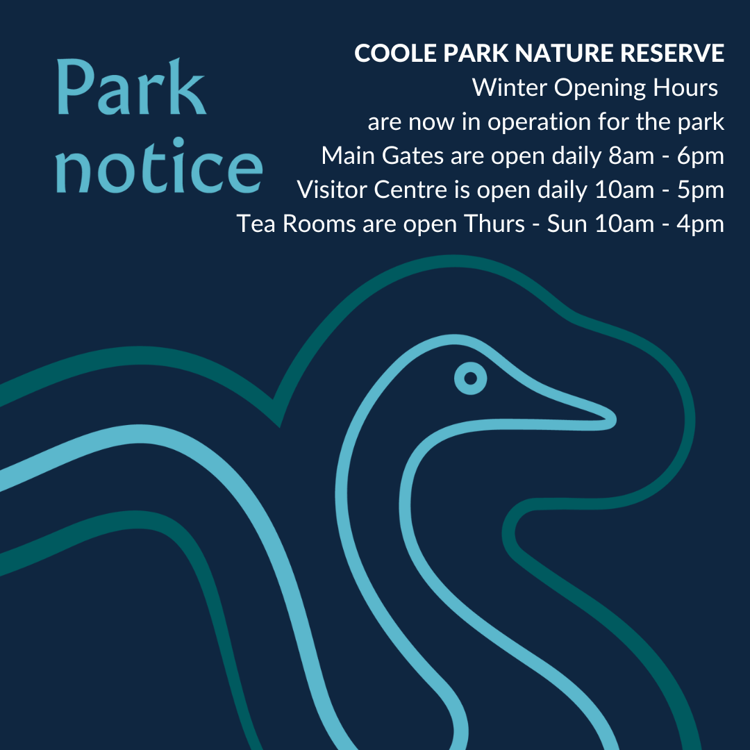 Park Winter Opening Hours Sign